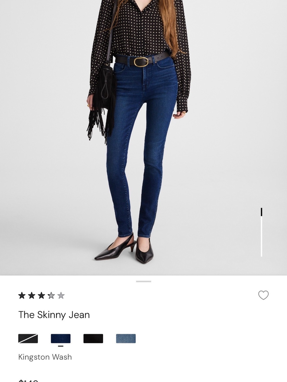 madewell 10 inch high rise skinny